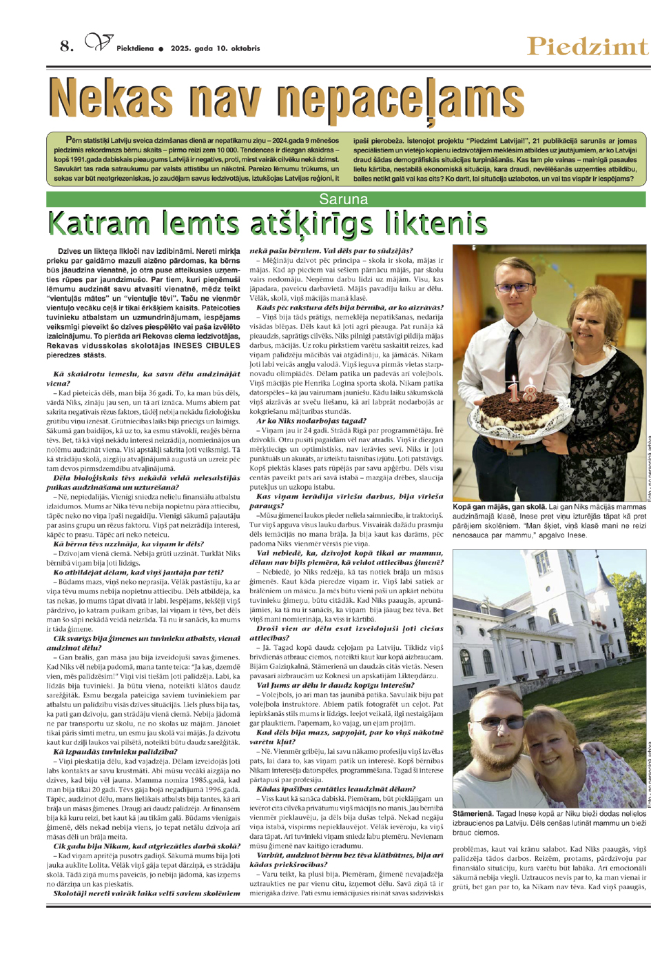 Piedzimt Latvijai (10.10.2025.)