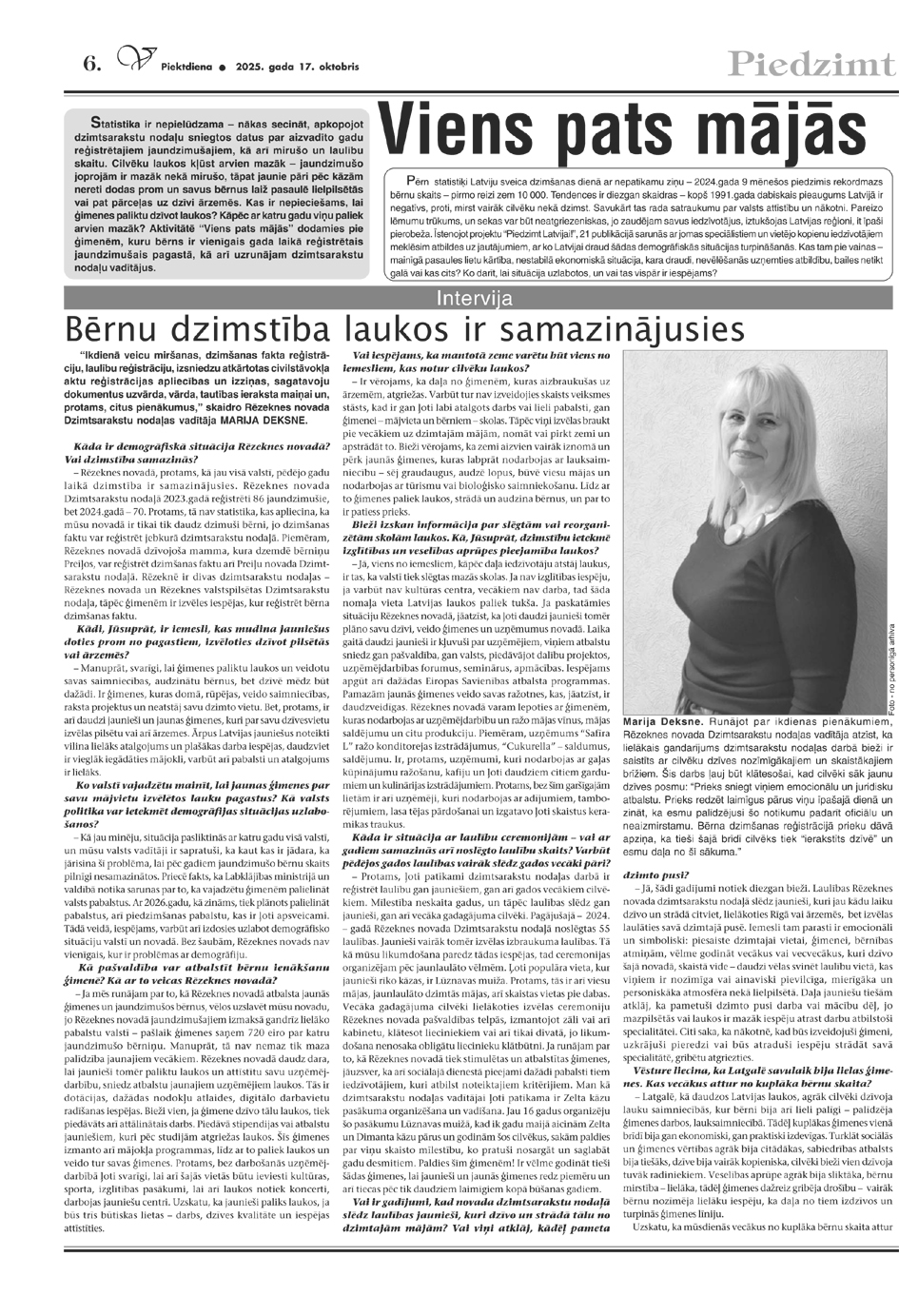 Piedzimt Latvijai (17.10.2025.)