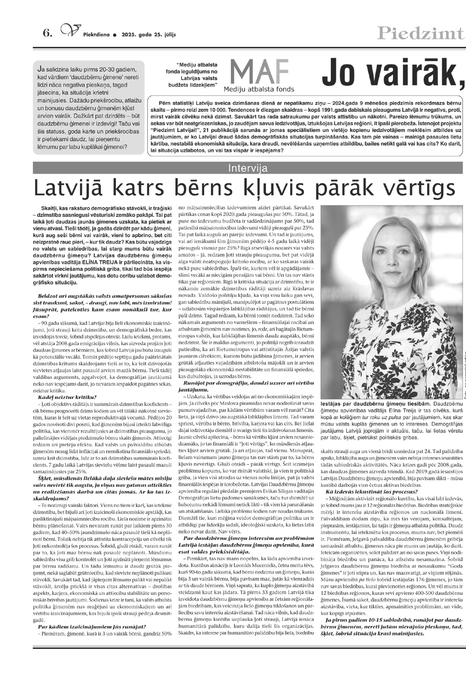 Piedzimt Latvijai (25.07.2025.)