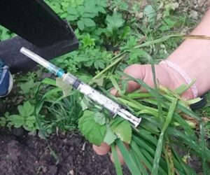 Vai atrastu šļirci var nodot ekspertīzei?