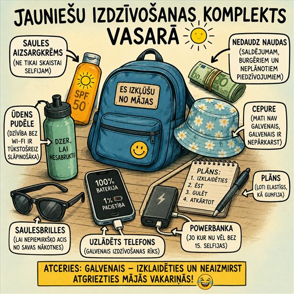 Izdzīvošanas gids jauniešu vasarai